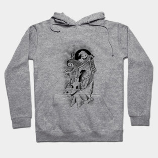 Sketch nightmare before christmas Hoodie