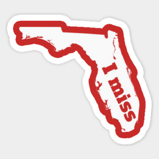 I Miss Florida - My Home State Magnet