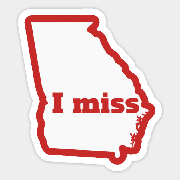 I Miss Georgia - My Home State Magnet by Yesteeyear