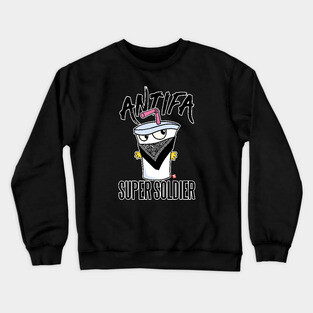 ANTIFA SUPER SOLDIER Crewneck Sweatshirt