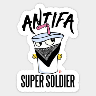 ANTIFA SUPER SOLDIER Sticker