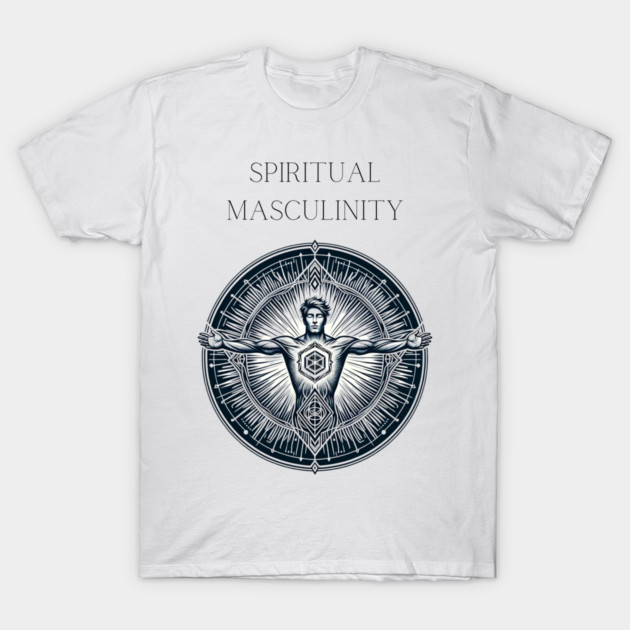 Ethereal Glow - Powerful Masculine Energy T-Shirt by Spiritual Masculinity