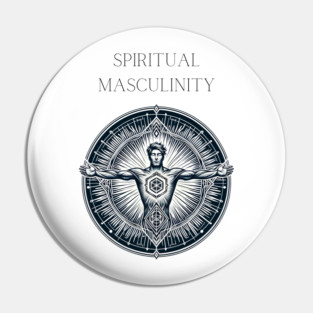 Ethereal Glow - Powerful Masculine Energy Pin