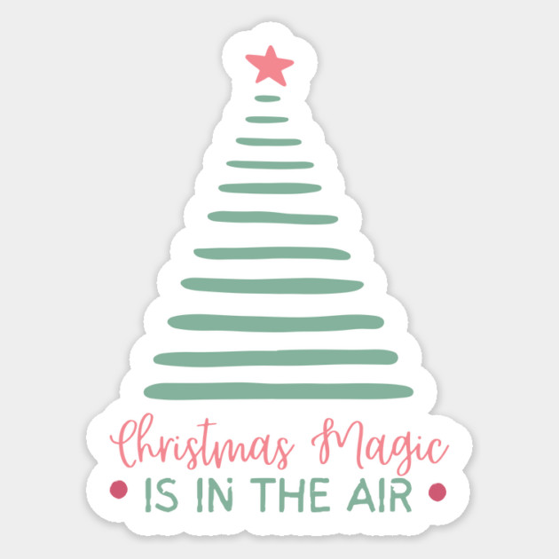 Christmas Magic is in The Air Sticker by The WYLD Tribe