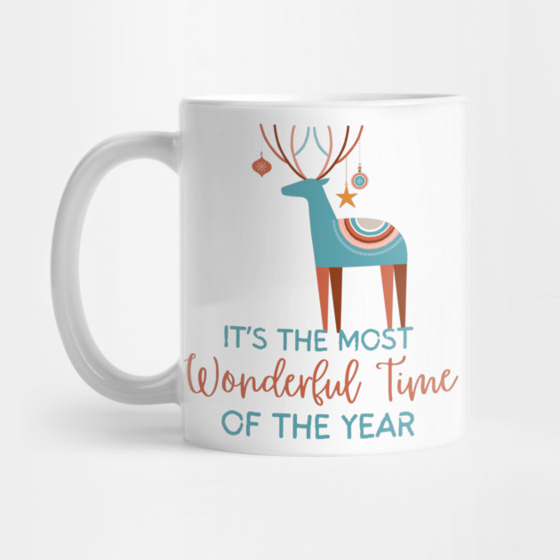 It's The Most Wonderful Time Of The Year Reindeer by The WYLD Tribe