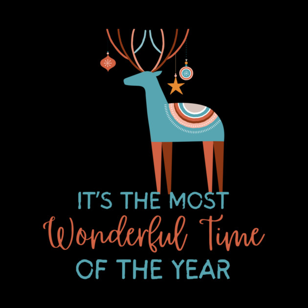 It's The Most Wonderful Time Of The Year Reindeer by The WYLD Tribe