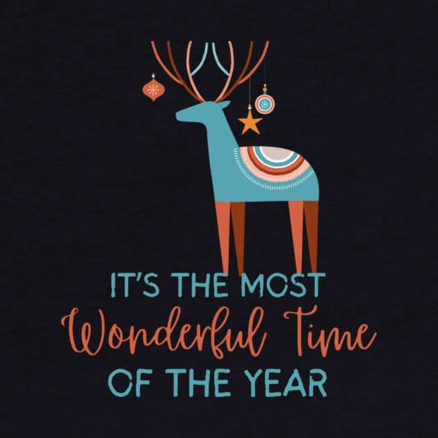 It's The Most Wonderful Time Of The Year Reindeer by The WYLD Tribe