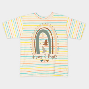 Christmas Merry And Bright Kids T-Shirt