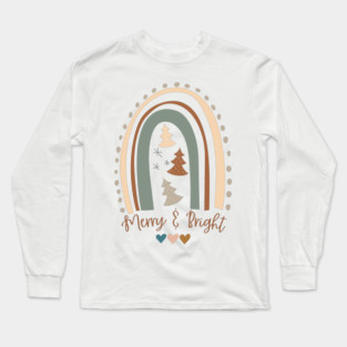 Christmas Merry And Bright Long Sleeve T-Shirt