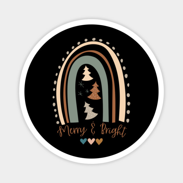 Christmas Merry And Bright Magnet by The WYLD Tribe