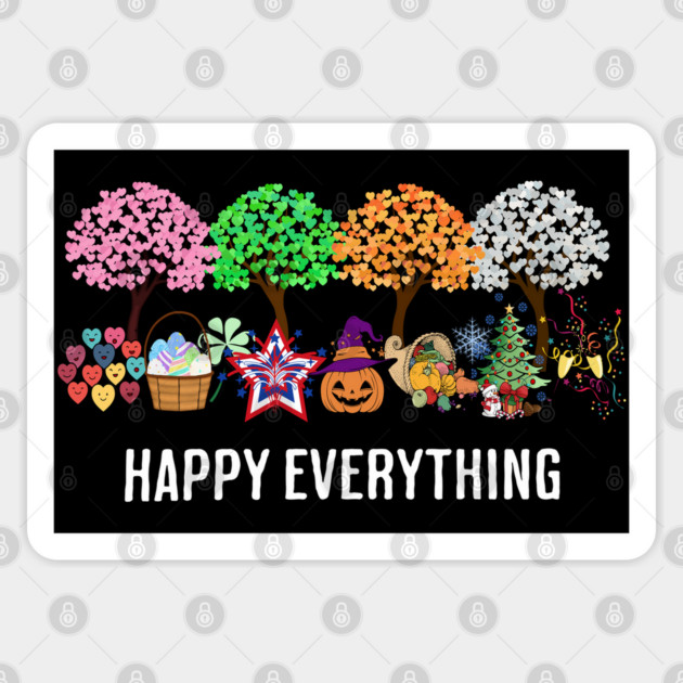 Colorful Happy Everything Holidays Seasons All Year design Sticker by Luxinda