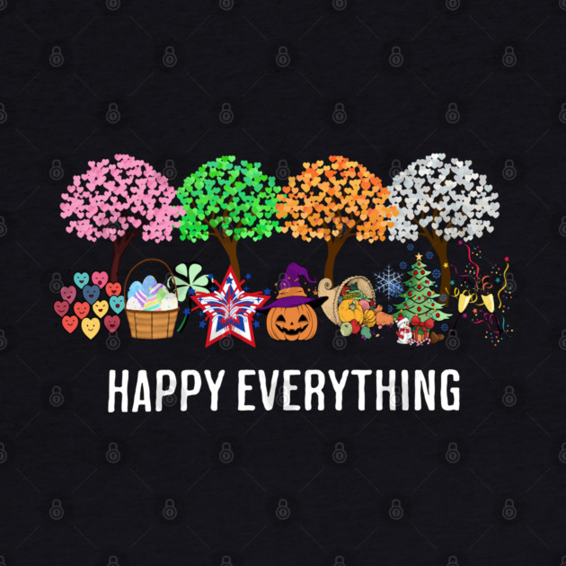 Colorful Happy Everything Holidays Seasons All Year design by Luxinda