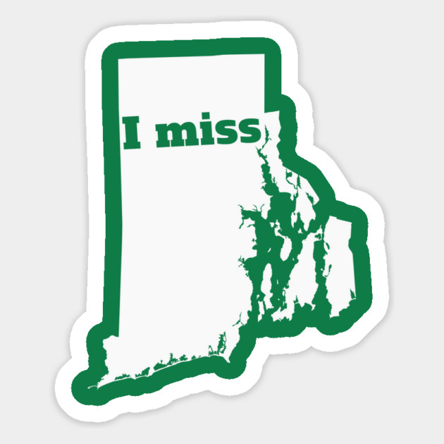 I Miss Rhode Island - My Home State Magnet by Yesteeyear