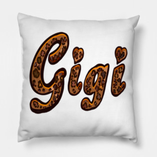 leopard print for Grandma grandmother nana mimi Nan the best gift for Gigi Pillow
