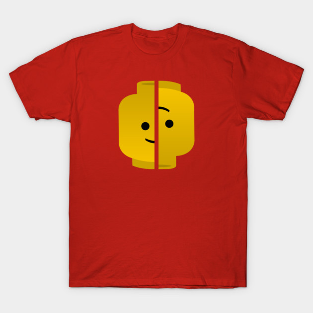 Lego head Upside down Lego T-Shirt TeePublic