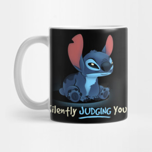 Stitch Silently Judging You Mug