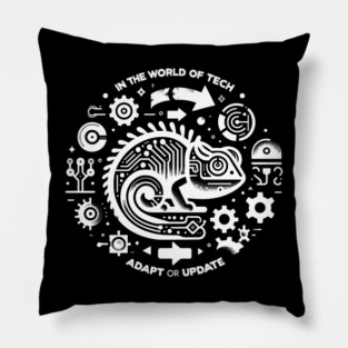 In The World of Tech Adapt or Update Pillow