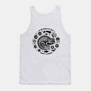 In The World of Tech Adapt or Update Tank Top