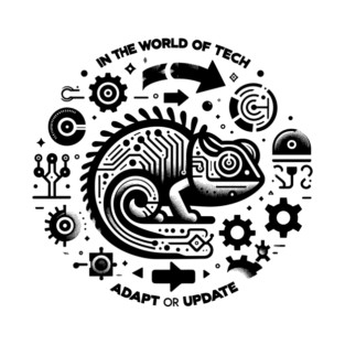 In The World of Tech Adapt or Update T-Shirt