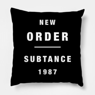New Order Substance 1987 Pillow