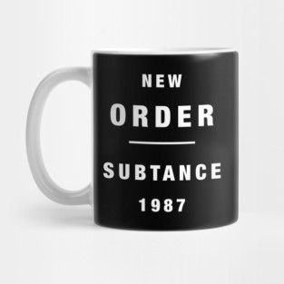 New Order Substance 1987 Mug