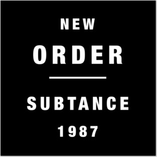 New Order Substance 1987 Posters and Art