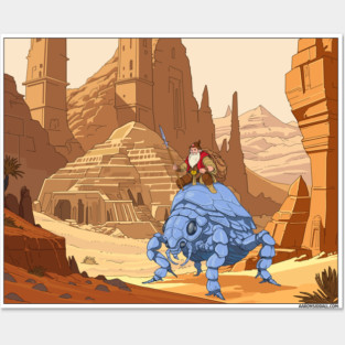 Desert Dwarf Adventurer Posters and Art