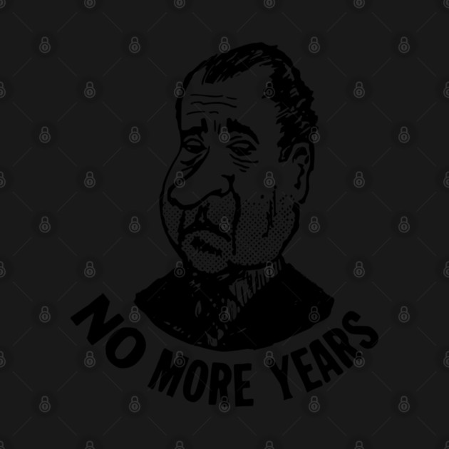 Political Button - Anti-Nixon - No More Years by Yesteeyear