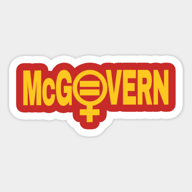 George McGovern Feminist Magnet by Yesteeyear