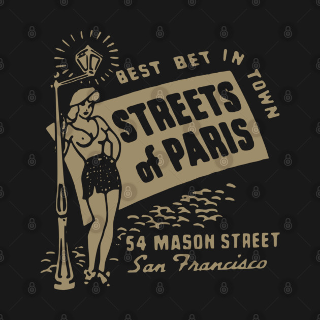 Streets of Paris Vintage San Francisco by Yesteeyear