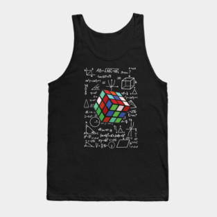 Math problem Rubik Rubics Cube Tank Top
