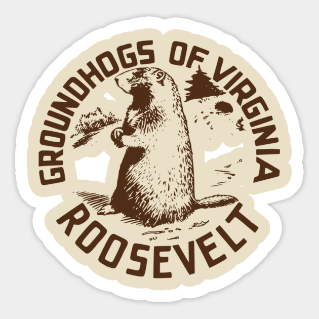 Groundhogs of Virginia for Franklin D Roosevelt Magnet by Yesteeyear