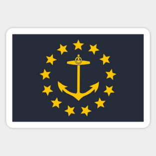 Historic Rhode Island State Flag 1882 Magnet