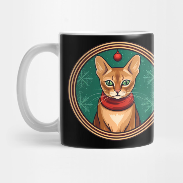 Abyssinian Cat Xmas, Love Cats by logiamerch