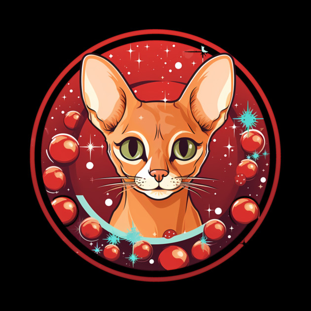 Abyssinian Xmas, Love Cats by logiamerch