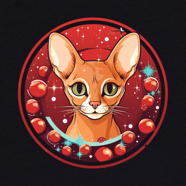 Abyssinian Xmas, Love Cats by logiamerch