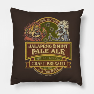 Miser Brothers Jalapeno and Mint Ale Pillow