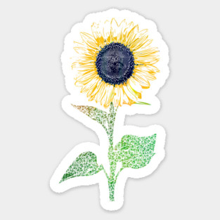 Sunflower Sticker