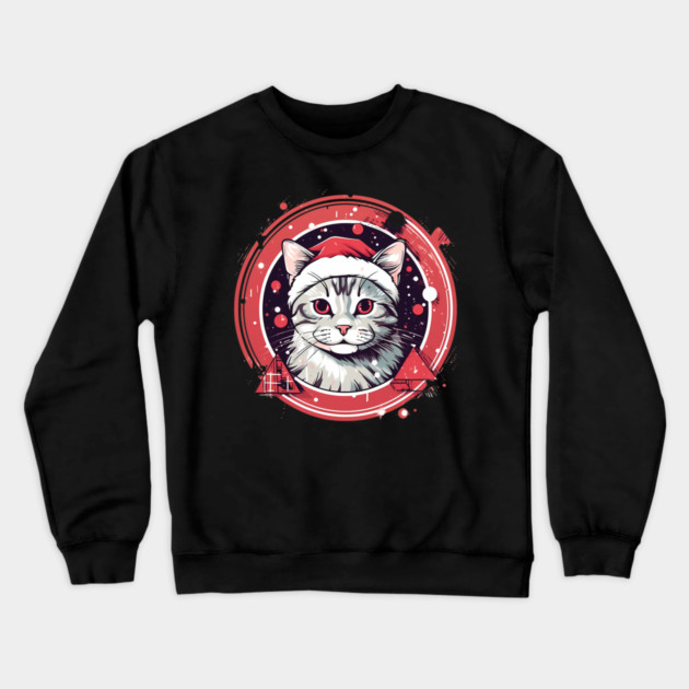 American Shorthair Cat Crewneck Sweatshirt by logiamerch