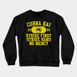Cobra Kai Vintage Tee Motto (Fist) Crewneck Sweatshirt