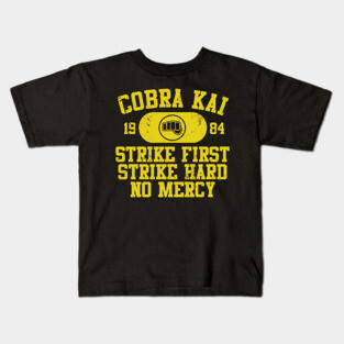 Cobra Kai Vintage Tee Motto (Fist) Kids T-Shirt