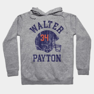 Walter Payton Chicago Helmet Font Hoodie