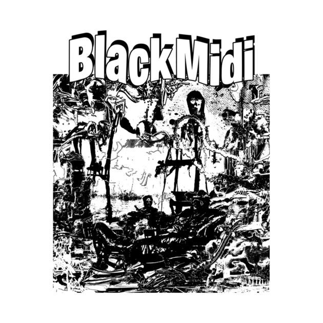 Black Midi Hellfire Post Punk Band - Black Midi - T-Shirt | TeePublic