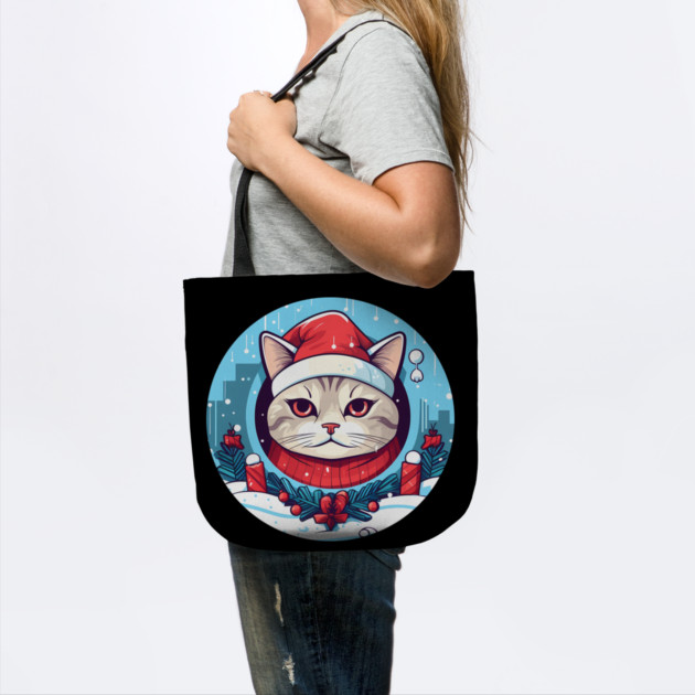 American Shorthair Cat Xmas, Love Cats by logiamerch