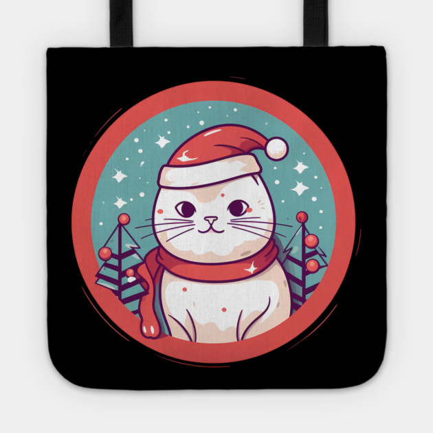American Shorthair Cat Xmas, Love Cats Tote by logiamerch