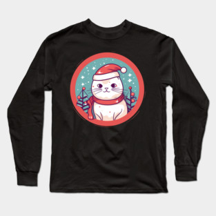 American Shorthair Cat Xmas, Love Cats Long Sleeve T-Shirt