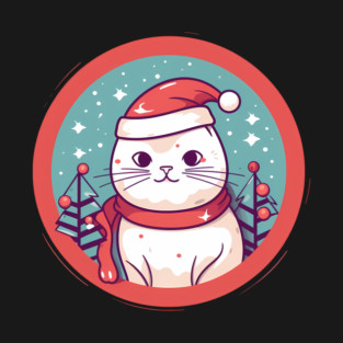 American Shorthair Cat Xmas, Love Cats T-Shirt