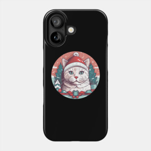 American Shorthair Cat Xmas, Love Cats Phone Case