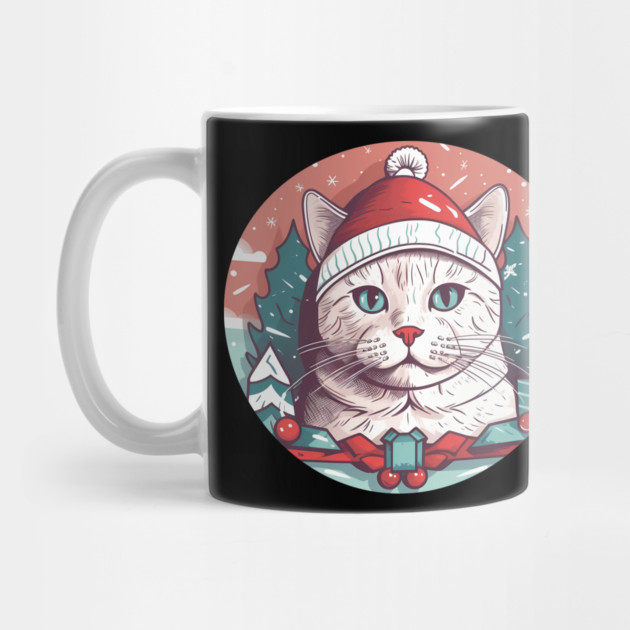American Shorthair Cat Xmas, Love Cats by logiamerch