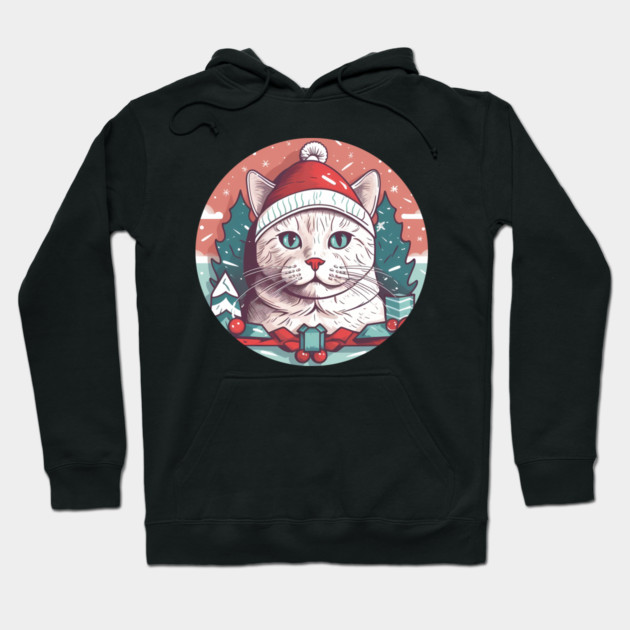 American Shorthair Cat Xmas, Love Cats Hoodie by logiamerch